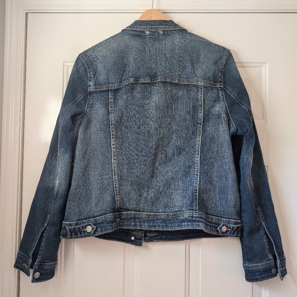 R Jeans denim jacket size L - Picture 2 of 2